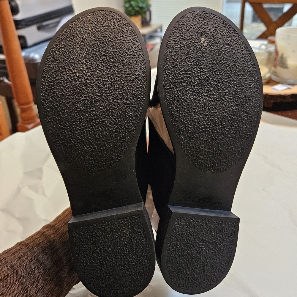 Robert Clergerie Paris Mule Black Leather Slingback Sandals Size 8 - Picture 9 of 14